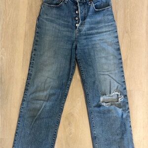 Levi's Ribcage Straight Leg Jeans